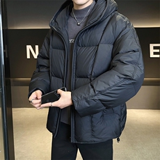 90新标白鸭绒羽绒服高冲绒泡芙廓形保暖外套YR8313-P359，男装羽绒服，电商D342