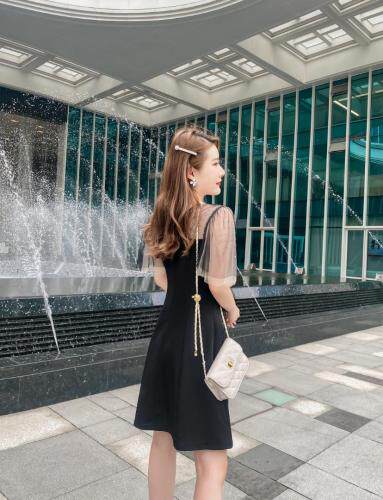 【现货】烫钻连衣裙，女装连衣裙，艾丹迪蔓