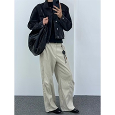 美式高街休闲裤百搭阔腿直筒裤痞帅复古水洗牛仔裤K9001-P57网图，女装牛仔裤，电商B245