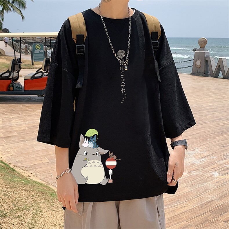 Q11152-P30春夏季七分袖t恤男大码五分袖男短袖中袖,男装T恤,电商A040