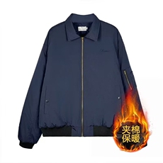 秋季新款纯色宽松休闲翻领拉链夹克廓形百搭复古工装外套潮，男装夹克，星座516A