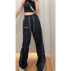 美式hiphop条纹裤子男春季潮流百搭中性风欧美高街vibe休闲凉凉裤，男装休闲裤，电商B315