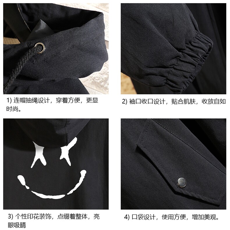 JK41190-P85加棉款-P115纯棉连帽夹克男士大码工装夹克男砖墙,男装夹克,电商A040A