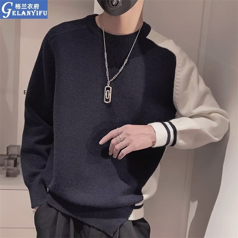 1506A/GYM1410/P48针织衫男孩线衣纯色打底衫,男装T恤,星座1506A