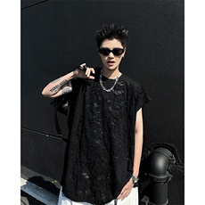 8XL-M重磅！特大码短袖T恤背心男宽松休闲百搭篮球服DX318P28，男装T恤，电商D206-1