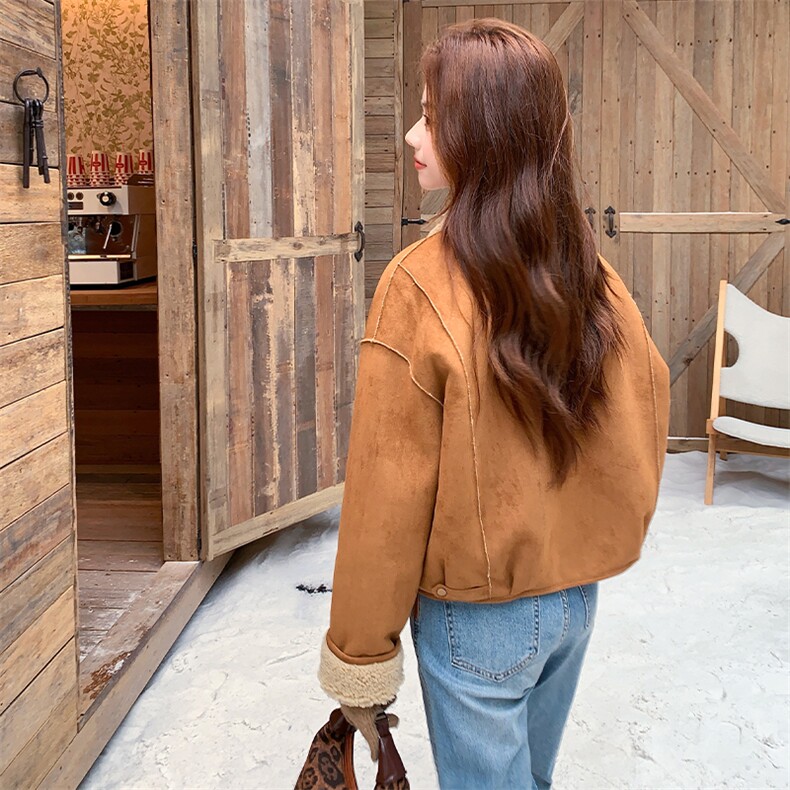 韩系学院风显瘦减龄休闲羽绒服女2025冬季新款保暖气质面包服外套,女装派克服,2D075