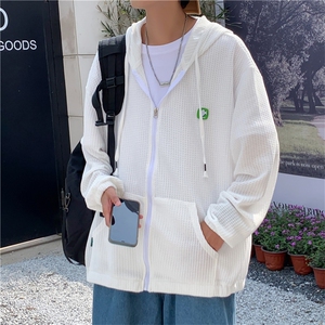夏季防晒衣男宽松潮流情侣装外套ins港风连帽夹克上衣服F8505-p40图片
