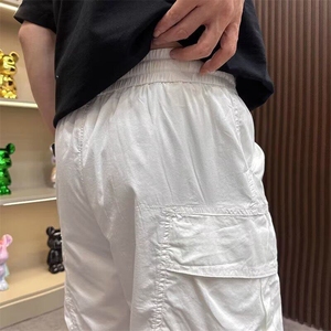 2025夏季新款薄款百搭直筒5分裤子潮男夏天高级商务休闲五分短裤图片
