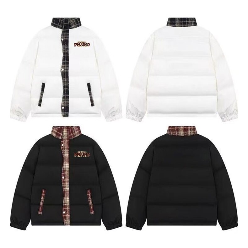 1506-1/MM3111/P76女士美式复古格子拼接棉服,男装棉衣,星座1506-1