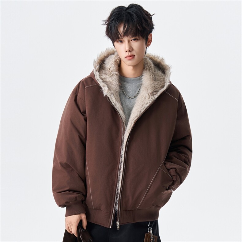 羽绒服男新款冬季保暖连帽座山雕加厚加绒外套XZ309Y95751P198,男装羽绒服,星座309（原A406）