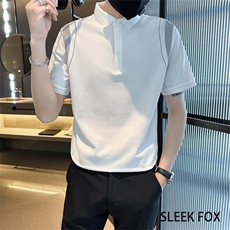 美式男款日常外穿翻领短袖撞色POLO衫2026夏季新款时尚帅气短袖潮，男装T恤，星座506A