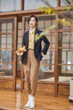 风格鲜明的单西随性时尚的精致修身版型后背开叉的潮流工艺，其它，千浪依族