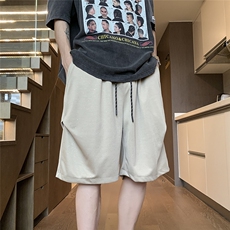 满天星休闲短裤男夏季冰丝裤降落伞兵裤垂感工装五分裤DK813-P35，男装牛仔裤，星座302B-2