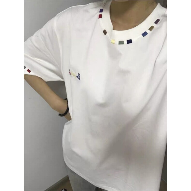 H0515-p35高品质刺绣设计感T恤男女同款情侣T恤,女装T恤,星座617A-2