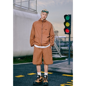 8XL-M 特大码冰丝防晒服短裤套装男户外防晒衣运动外套潮TZ102P65图片
