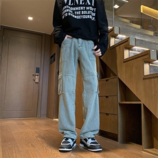 2024美式牛仔裤男款直筒长裤潮S178P56，男装牛仔裤，星座1116-2