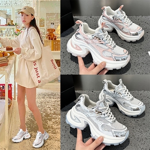 老爹鞋子女2024新款透气网面夏季增高运动休闲女鞋图片