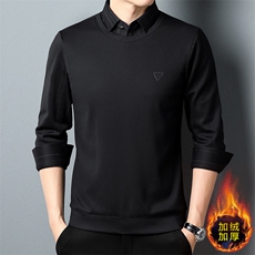 CA1010T608钱塘2020-2时尚休闲冬季厚款加绒中年男士毛衣P67，男装针织衫/毛衣，钱塘207-2