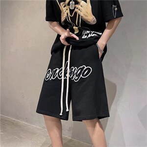 网红短裤男士夏季薄款ins潮牌5五分裤青少年D6501P28图片