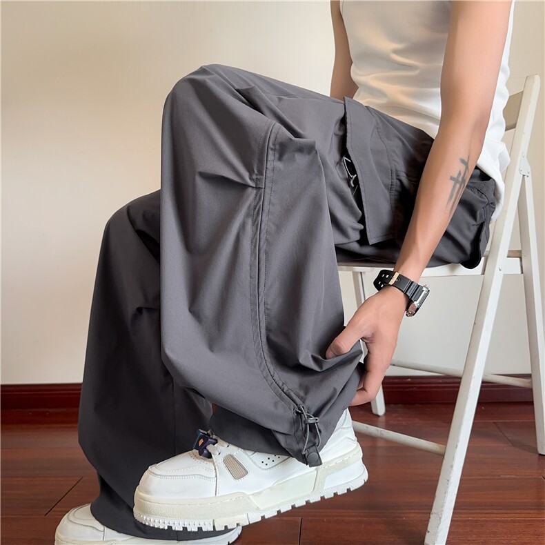 抖音品质新款美式户外登山防水宽松冲锋裤B315-K25753-特P45控88，男装休闲裤，电商B315