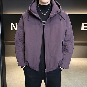 数据款90标高品质工装风防风抗寒鸭绒羽绒服外套男YR9051-P319图片