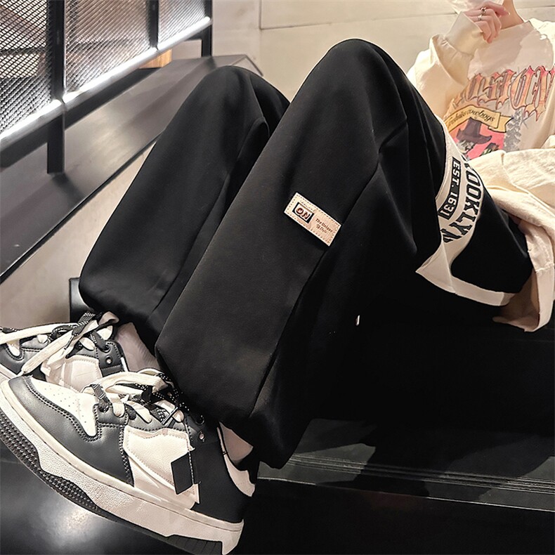 B266-C08-P5523春季新款宽松港风休闲束脚裤,男装休闲裤,星座B257-1