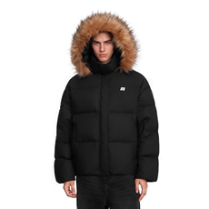 1506-1/M78411/P86冬季连帽面包服男外套可拆卸毛领短款，女装短外套，星座1506-1