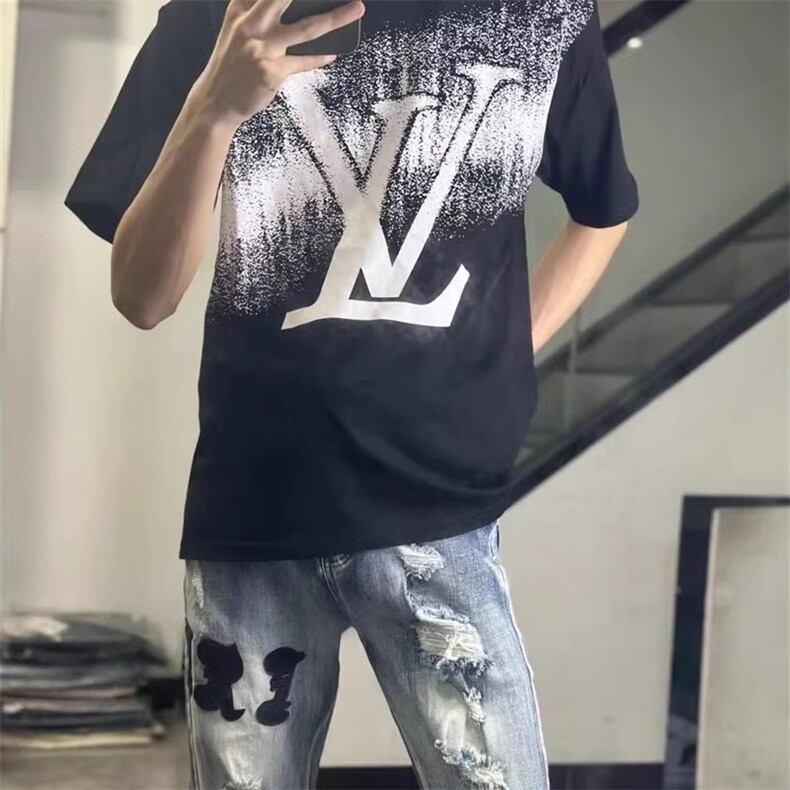 1506-1/KT771/P45牛仔裤男欧洲站刺绣破洞弹力修身小脚裤潮牌痞帅图片