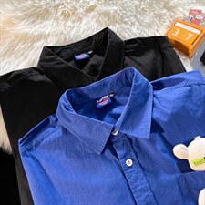 夏季短袖衬衫宽松休闲配小熊LC64P32图片