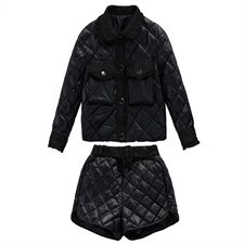 2021冬季新款时尚保暖棉服修身显瘦短款外套，女装棉衣/棉服，布芭啦