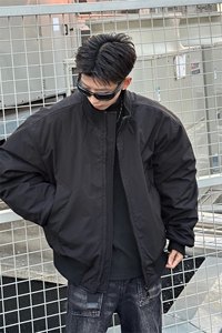 夹棉加厚棉衣[网图]飞行员夹克美式短款外套男 5D1199-TP48不图片