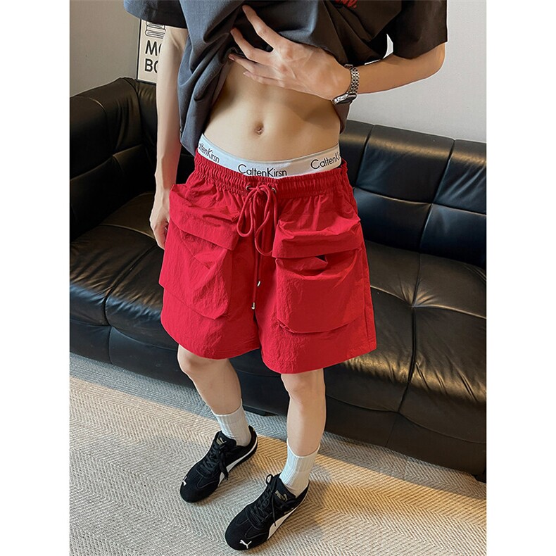 小众潮牌休闲百搭韩版裤子街头运动情侣款工装短裤K775TP25无差价,男装牛仔裤,电商A102B