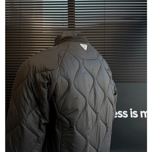 AA2104 P95轻便棉服葫芦格单排扣棉衣外套绗缝内胆防泼水轻薄立领图片