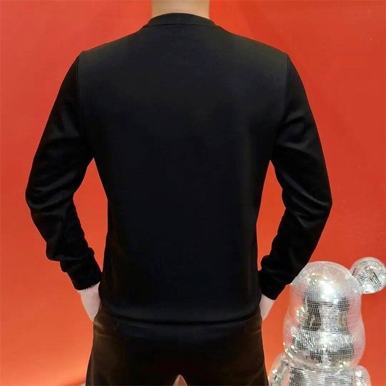 原版加绒加厚T恤男士卫衣打底衫关羽,男装T恤,星座1602（原101B）
