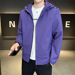 新款青少年店主风秋冬男时尚夹克连帽外套JK2688-P58 控88图片