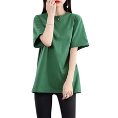 丝光纯棉短袖t恤女夏装2025年新款潮牌潮流上衣服，女装T恤，赛冬羊绒