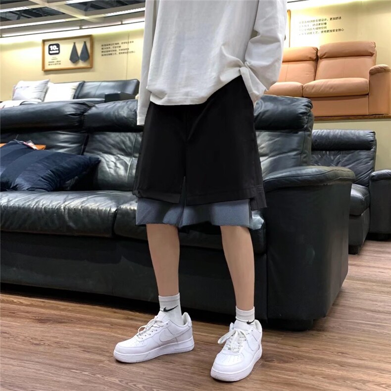 2022美式假两件篮球短裤男士DK871P28图片