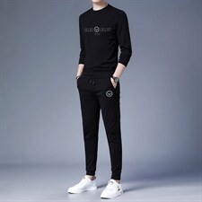 中老年运动套装男春秋季爸爸装大码卫衣两件套中年人休闲男装，男装休闲套装，电商B212（原钱塘6029）
