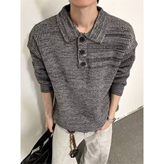 简约原宿日系文艺百搭慵懒气质长袖毛衣流行5804P70，男装针织衫/毛衣，星座410-2