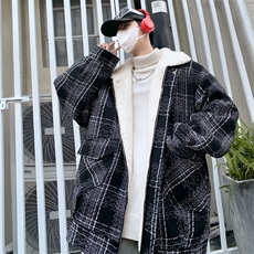 羊羔毛棉服男2025冬季新款休闲外套潮牌棉衣棉袄M199P120控158，男装棉衣，电商A157