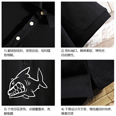 PL57041-P35翻领短袖polo衫男大码胖子半袖t恤男有领保罗衫，男装Polo衫，电商A040A