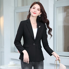 2021春秋季新款优雅气质纯色小西装外套，女装西装，阿菲诺依