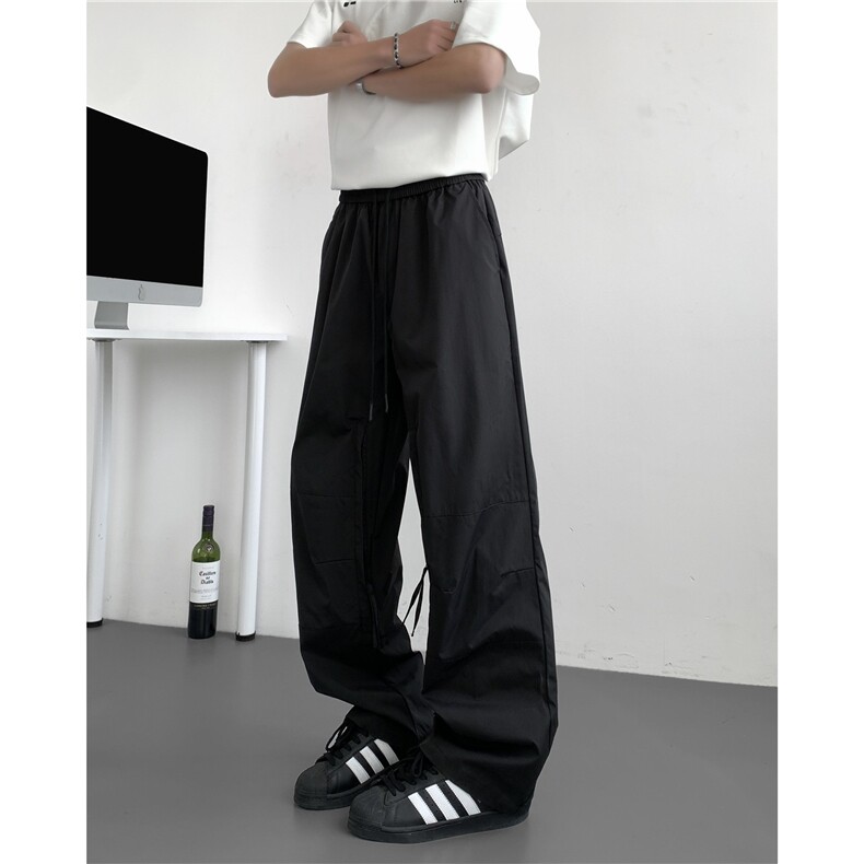 休闲裤男夏新款宽松直筒工装裤一裤两穿网眼透气运动MK10122P45，男装工装外套，星座1013-5