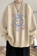 半高领毛衣男士大码针织衫男毛线衣男M18180-P45加绒款-P65，男装针织衫/毛衣，电商A040