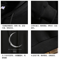 WY2349-P35加绒款-P40纯棉连帽卫衣男大码运动帽衫宽松薄砖墙，男装卫衣，电商A040A