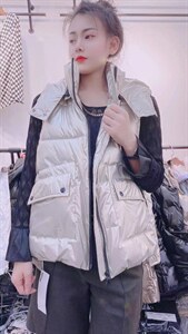 秋冬新款大拉链马甲,女装马甲,帝瀛 DY