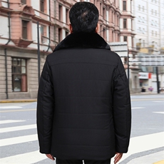 8803/P130中老年棉衣男爸爸冬装保暖棉袄加绒加厚老年棉服外套，男装棉衣，星座1216（原钱塘722）