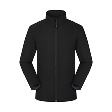 时尚百搭秋冬纯色软壳立领防风冲锋衣男女同款轻薄保暖外套，女装短外套，玖雅羊绒