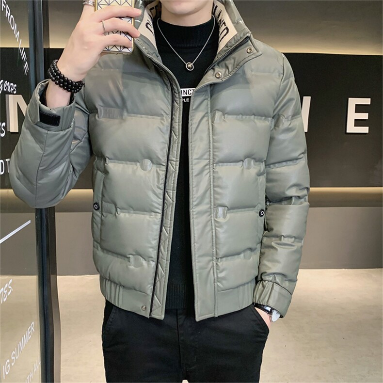 羽绒服男2025冬季PU皮外套保暖休闲上衣男士B317/PY501/P155,男装羽绒服,电商B317