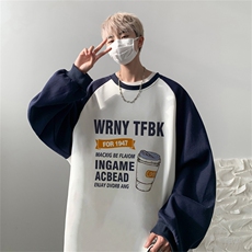 蓝拼白色